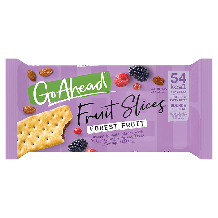 Go Ahead Fruit Slices Forest Fruit, 43.5g (Pack of 4)