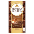 Ferrero Rocher Original Milk Chocolate & Hazelnut Praline Bar, 90g