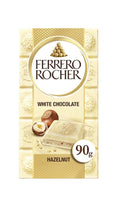 Ferrero Rocher White Chocolate & Hazelnut Bar, 90g
