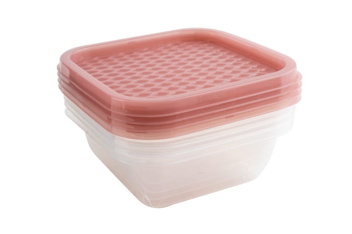 Get Fresh Containers- Pink, Pack of 4