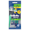 Gillette Blue II Disposable Razors (Pack of 4)