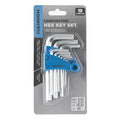 Hannon Assorted Carbon Steel Hex Key Set (Pack of 9)