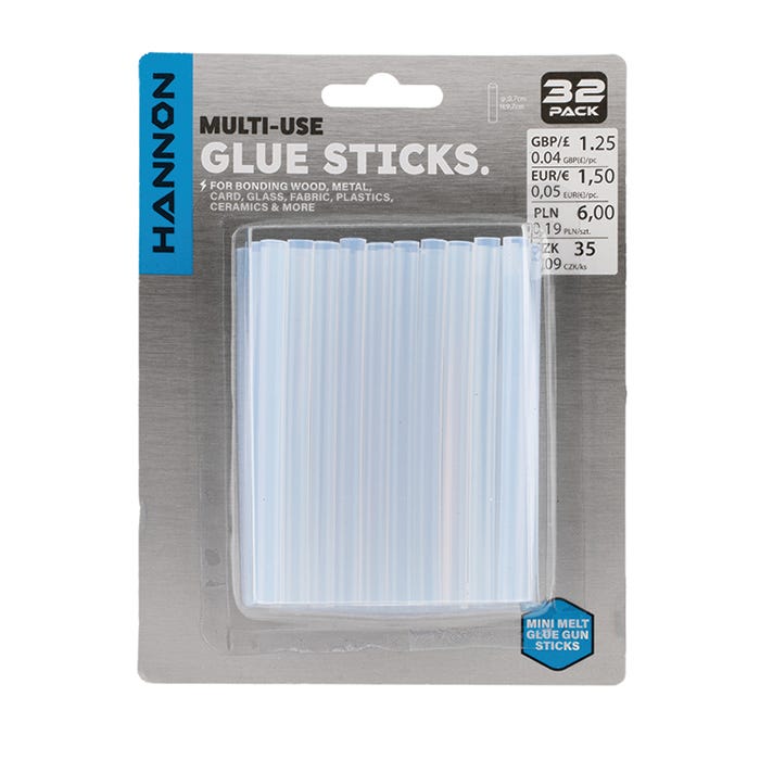 Hannon Multi-Use Glue Sticks (Pack of 32)