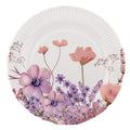 Paper Plates - Floral, 23cm (Pack of 12)